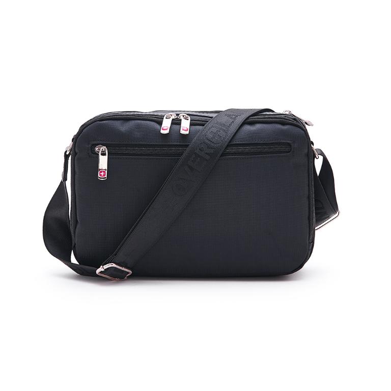 OVERLAND - 美式十字軍 - 格紋經典造型斜背包(中/M) - 2919