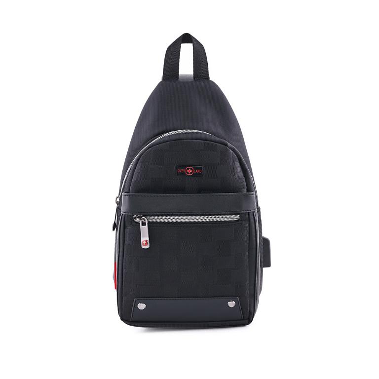 OVERLAND - 美式十字軍 - 格紋小胸背包/肩背包 - 5606