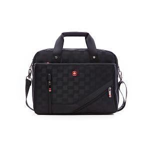 OVERLAND - 美式十字軍 - 格紋拼接公事包/電腦包/手提包 - 5793