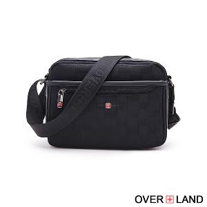 OVERLAND - 美式十字軍 - 格紋拼接斜背包(小/S) - 5086