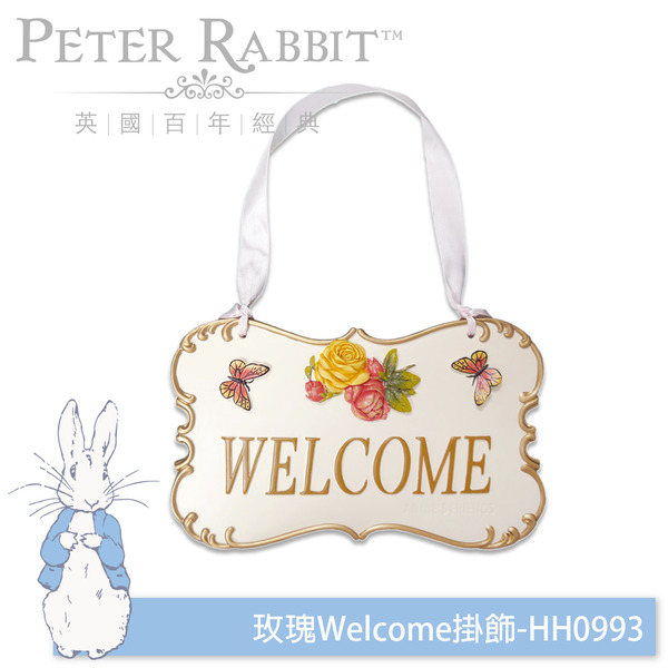 玫瑰 Welcome 掛飾