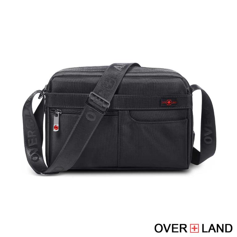 OVERLAND - 美式十字軍 - 素面不規則造型斜背包 - 5594