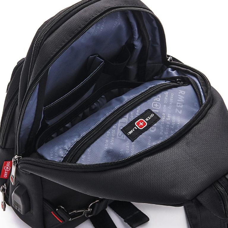 OVERLAND - 美式十字軍 - 素面插扣造型胸背包/後背包 - 5379