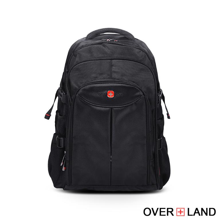 OVERLAND - 美式十字軍 - 素面率性造型機能筆電大容量後背包 - 27762