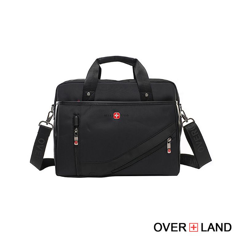 OVERLAND - 美式十字軍 - 素面造型公事包/電腦包/手提包 - 3119