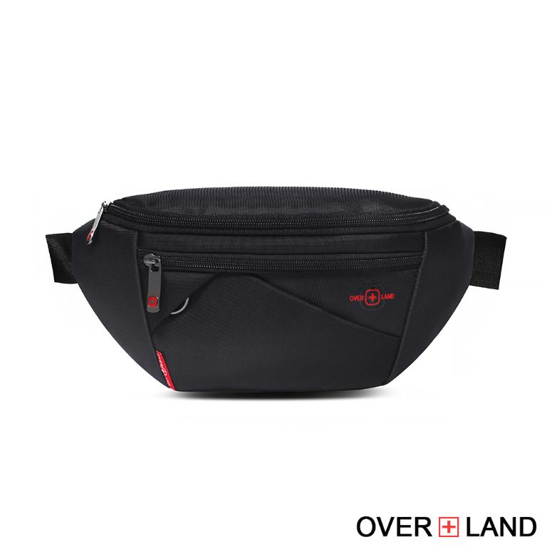 OVERLAND - 美式十字軍 - 素面休閒造型腰包/胸背包/斜背包 - 5806