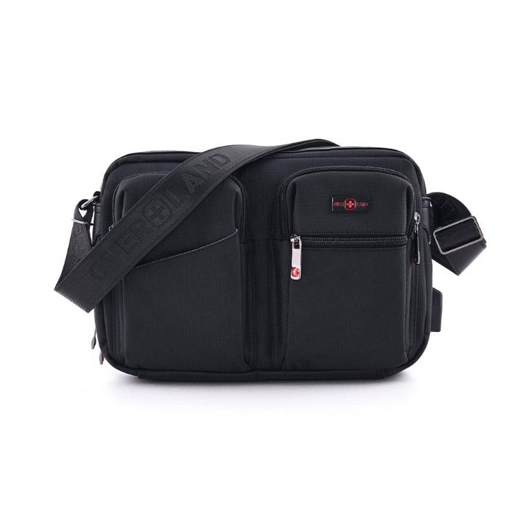 OVERLAND - 美式十字軍 - 素面造型機能多口袋斜背包 - 5701