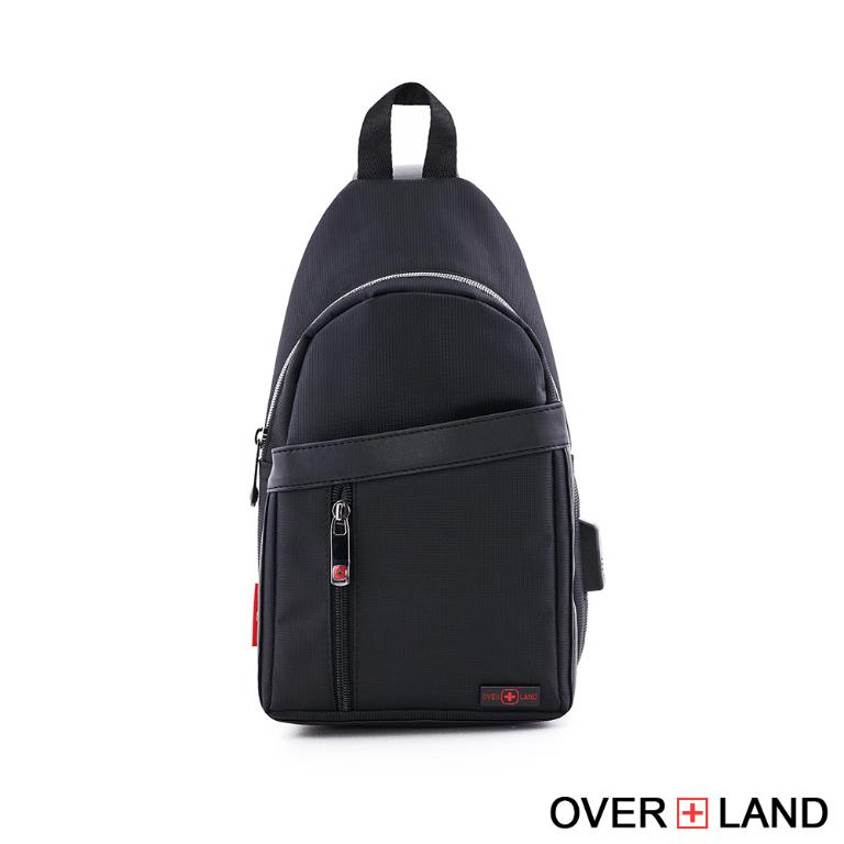 OVERLAND - 美式十字軍 - 素面造型小胸背包/肩背包 - 5605