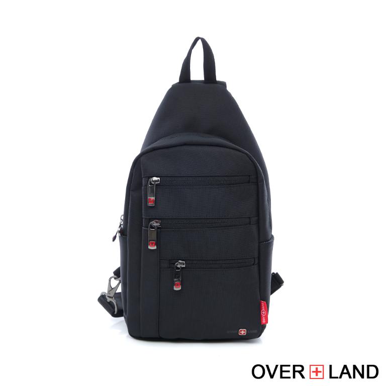 OVERLAND - 美式十字軍 - 素面多層胸背包/肩背包 - 5798