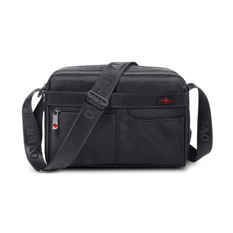 OVERLAND - 美式十字軍 - 素面不規則造型斜背包 - 5594