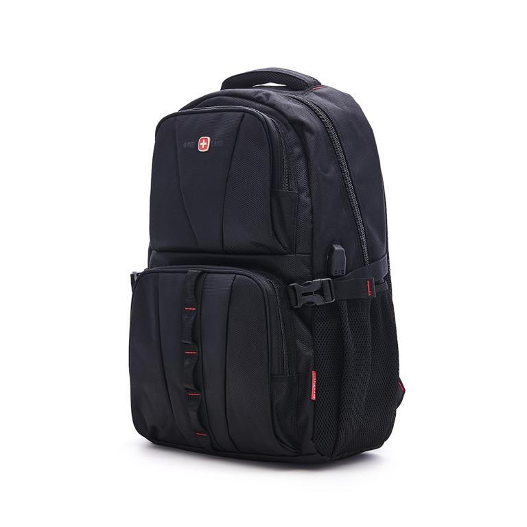 OVERLAND - 美式十字軍 - 素面休閒造型機能筆電大容量後背包 - 5395