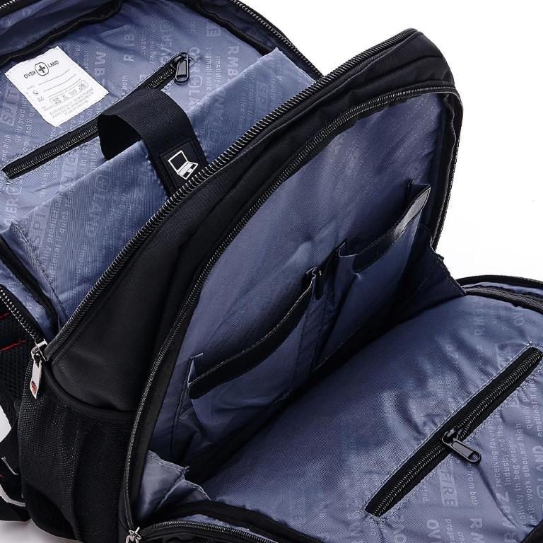 OVERLAND - 美式十字軍 - 素面休閒造型筆電後背包 - 5353