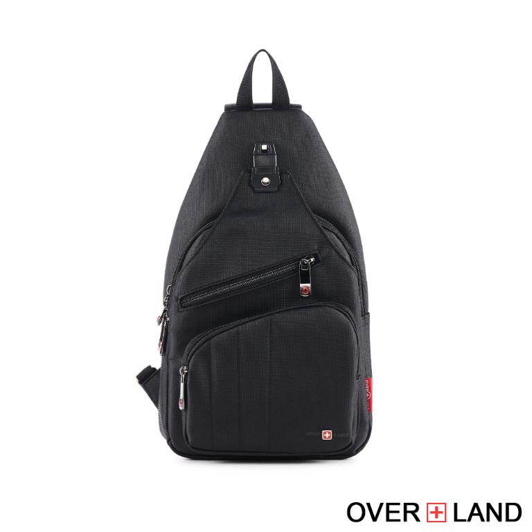 OVERLAND - 美式十字軍 - 素面插扣造型胸背包/肩背包 - 5797