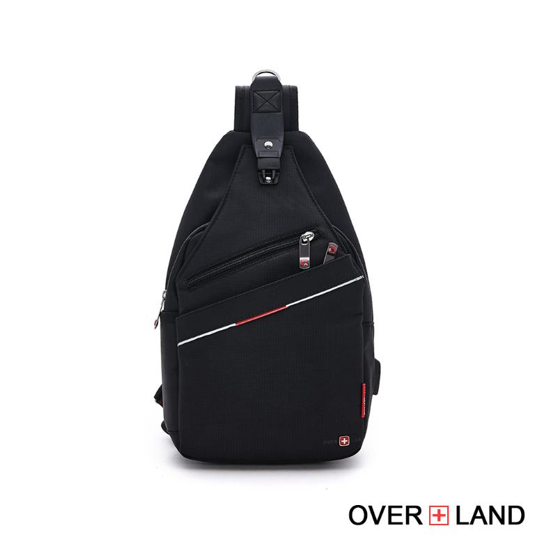 OVERLAND - 美式十字軍 - 素面插扣造型機能胸背包/肩背包 - 5369