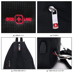 OVERLAND - 美式十字軍 - 素面個性造型機能胸背包/後背包 - 53921