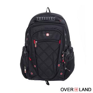 OVERLAND - 美式十字軍 - 菱格機能筆電大容量後背包 - 30741