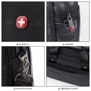 OVERLAND - 美式十字軍 - 素面造型公事包/電腦包/手提包 - 3119