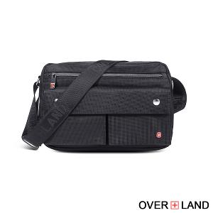 OVERLAND - 美式十字軍 - 素面掀蓋造型斜背包(大/L) - 31891