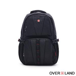 OVERLAND - 美式十字軍 - 素面休閒造型機能筆電大容量後背包 - 5395