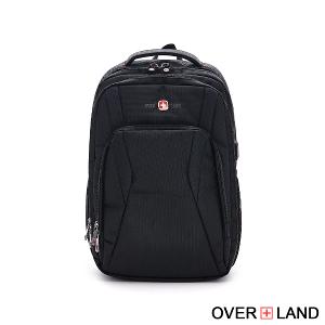 OVERLAND - 美式十字軍 - 素面休閒造型筆電後背包 - 5353