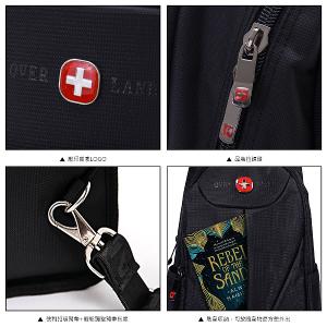 OVERLAND - 美式十字軍 - 素面率性造型胸背包/肩背包 - 3130