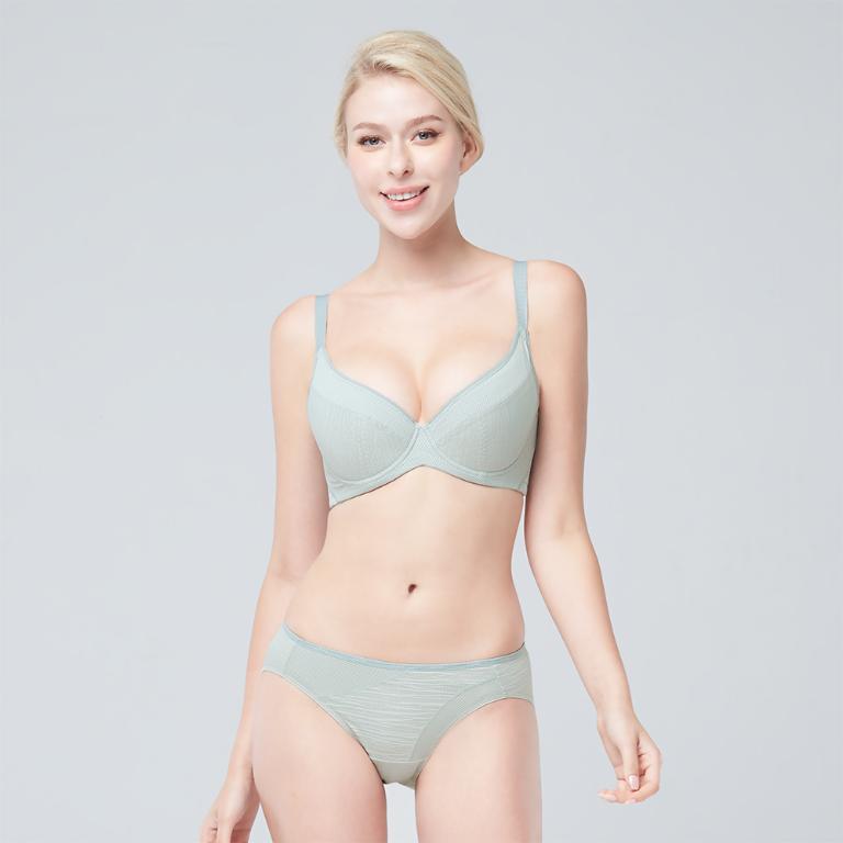 【思薇爾】K.K.Fit系列C-F罩軟鋼圈涼感舒適包覆運動女內衣(流星灰)