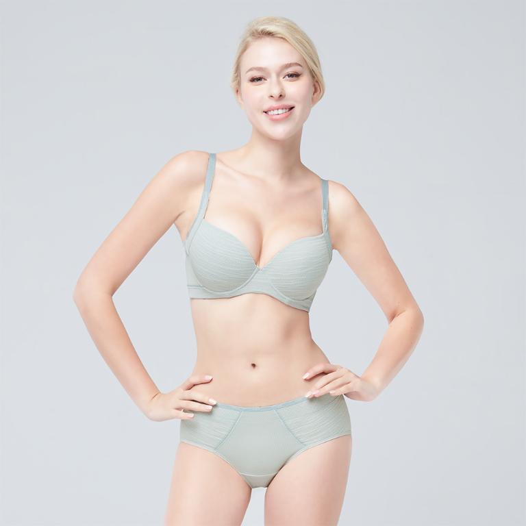 【思薇爾】K.K.Fit系列B-F罩軟鋼圈模杯涼感舒適包覆運動女內衣(流星灰)