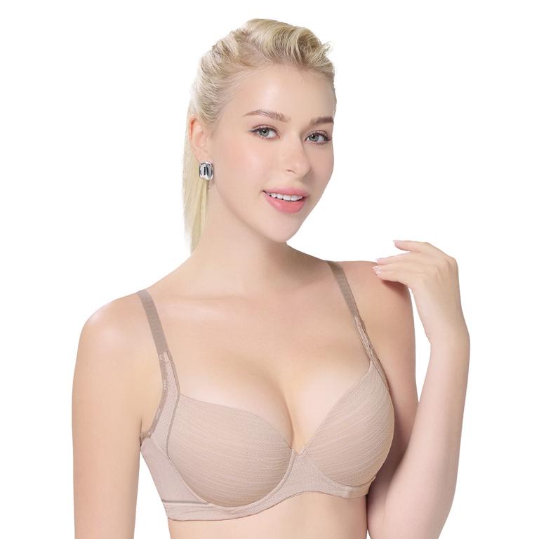 【思薇爾】K.K.Fit系列B-F罩軟鋼圈模杯涼感舒適包覆運動女內衣(雅荷膚)