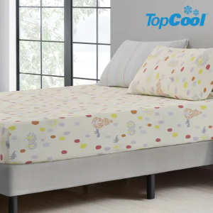 【Tonia Nicole 東妮寢飾Jr】迷狐歷險記TopCool瞬涼呼吸涼感床包枕套組(雙人)