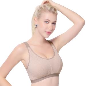 【思薇爾】K.K.Fit系列M-4XL無鋼圈背扣涼感舒適包覆運動短背心(雅荷膚)