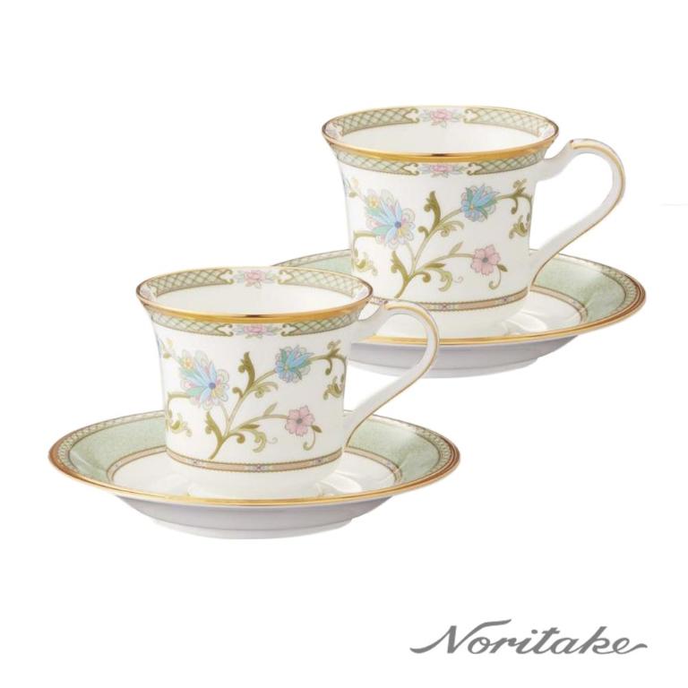 Noritake 優雅風範咖啡對杯(骨瓷)(原廠禮盒)