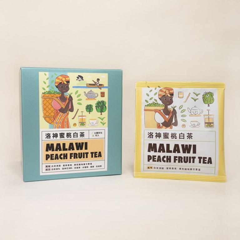 畢嘉士 洛神蜜桃白茶 三角立體茶包12入