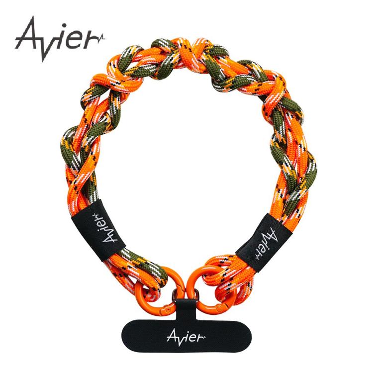 【Avier】 Earth Bracelet 手環 手機掛繩 (橘綠)