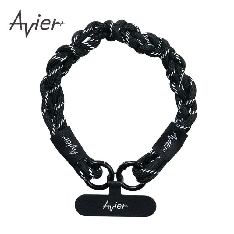 【Avier】Earth Bracelet 手環 手機掛繩 (黑色)