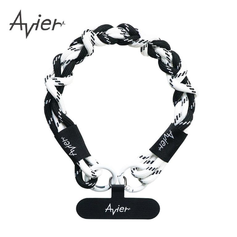 【Avier】 Earth Bracelet 手環 手機掛繩 (黑白)