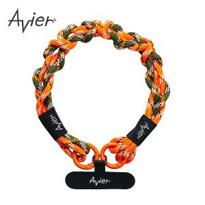 【Avier】 Earth Bracelet 手環 手機掛繩 (橘綠)