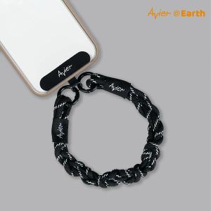 【Avier】Earth Bracelet 手環 手機掛繩 (黑色)