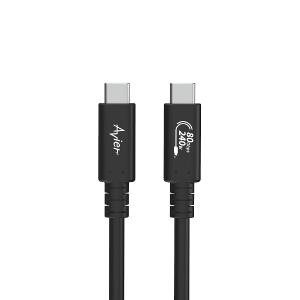 【Avier】Uni G4 USB4 Gen4 240W 80Gbps Type-C 高速資料傳輸充電線 1M
