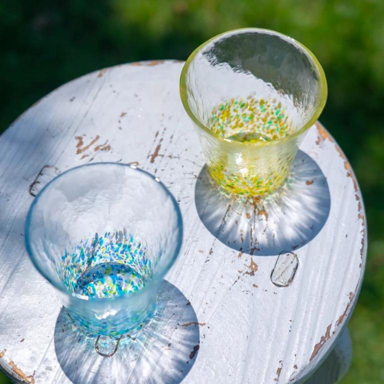 日本津輕 燦夏2入玻璃對杯260ml(禮盒組)/1組