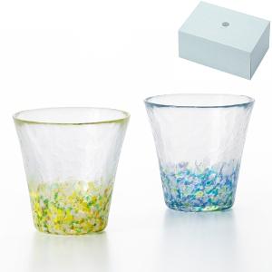 日本津輕 燦夏2入玻璃對杯260ml(禮盒組)/1組