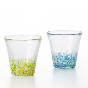 日本津輕 燦夏2入玻璃對杯260ml(禮盒組)/1組