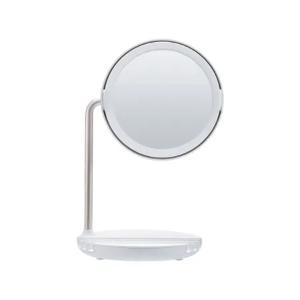 日本recolte 麗克特 Festino LED Fan Mirror 柔光微風化妝鏡 SMHB-032 簡約白