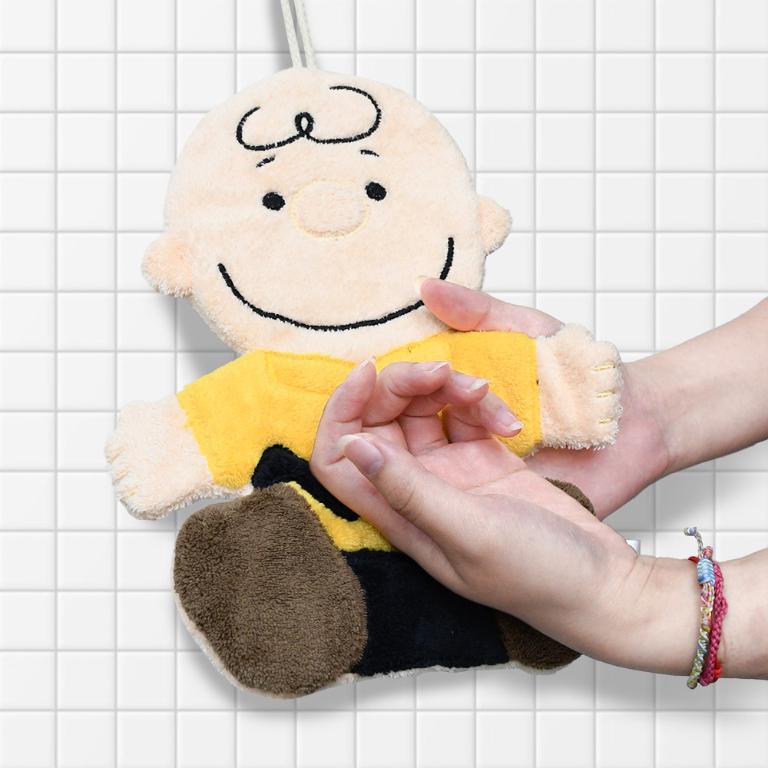 SNOOPY史努比 查理布朗超細纖維造型擦手巾