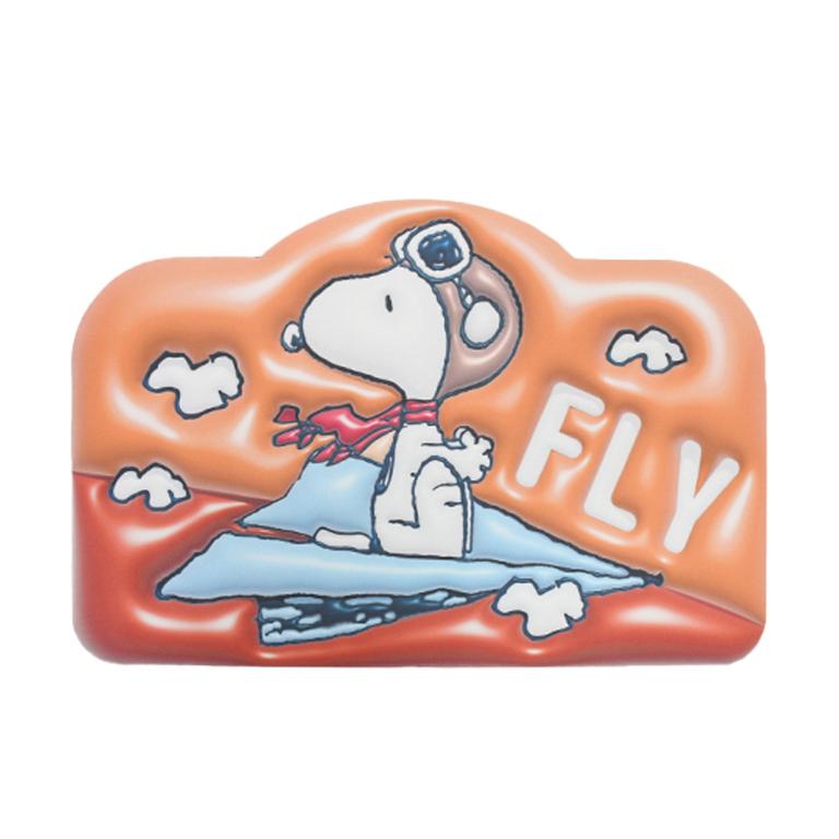 SNOOPY史努比 3D皮革超薄止滑踏墊-享飛