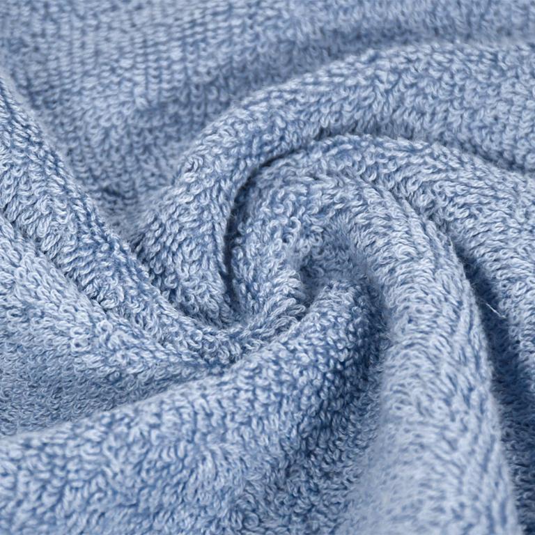 SNOOPY史努比 素色緞檔緹花方巾-藍色