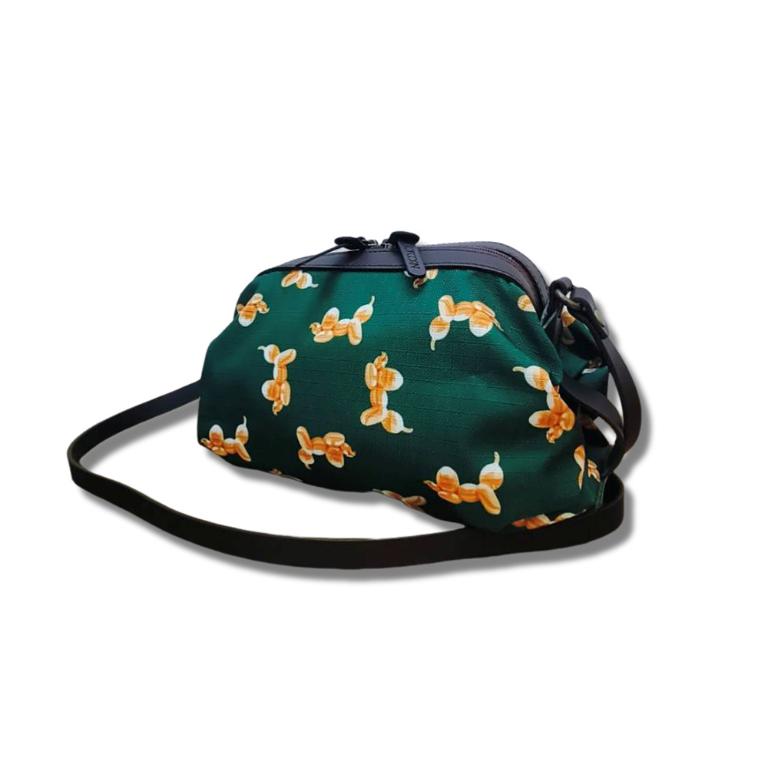 POPCORNGREEN SAIL帆船包斜背包(S)藝術家聯名氣球狗-翠墨綠