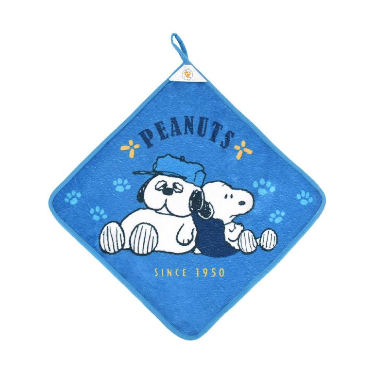 SNOOPY史努比 75週年印花擦拭巾-好麻吉