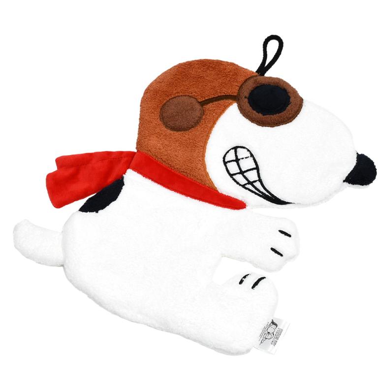 SNOOPY史努比 飛行員造型擦手巾