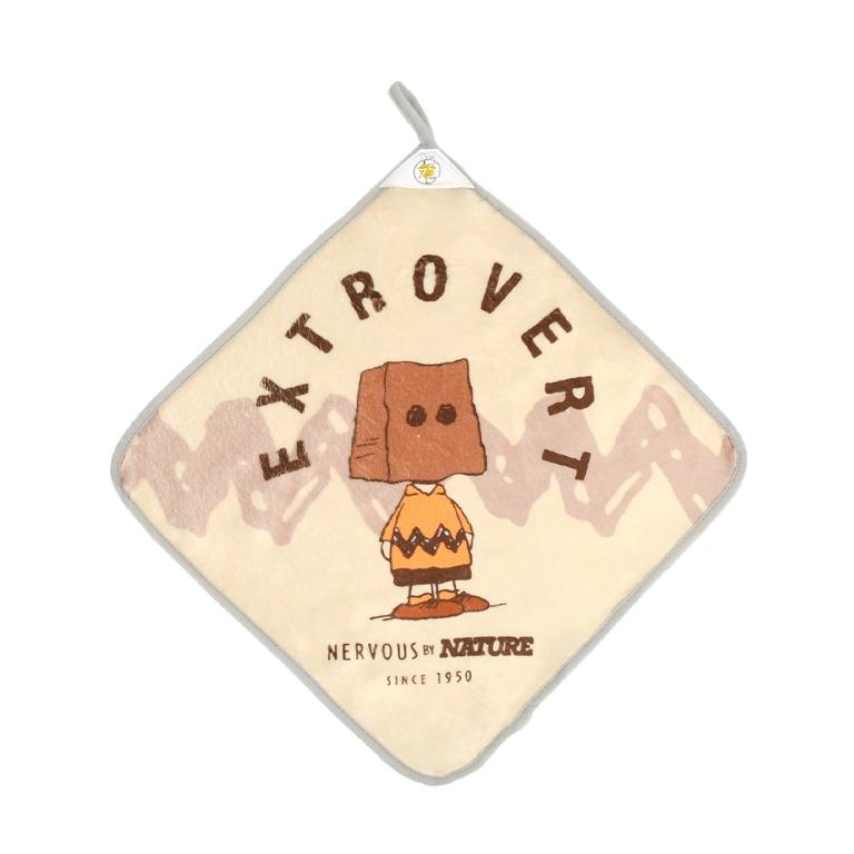 SNOOPY史努比 75週年印花擦拭巾-躲貓貓