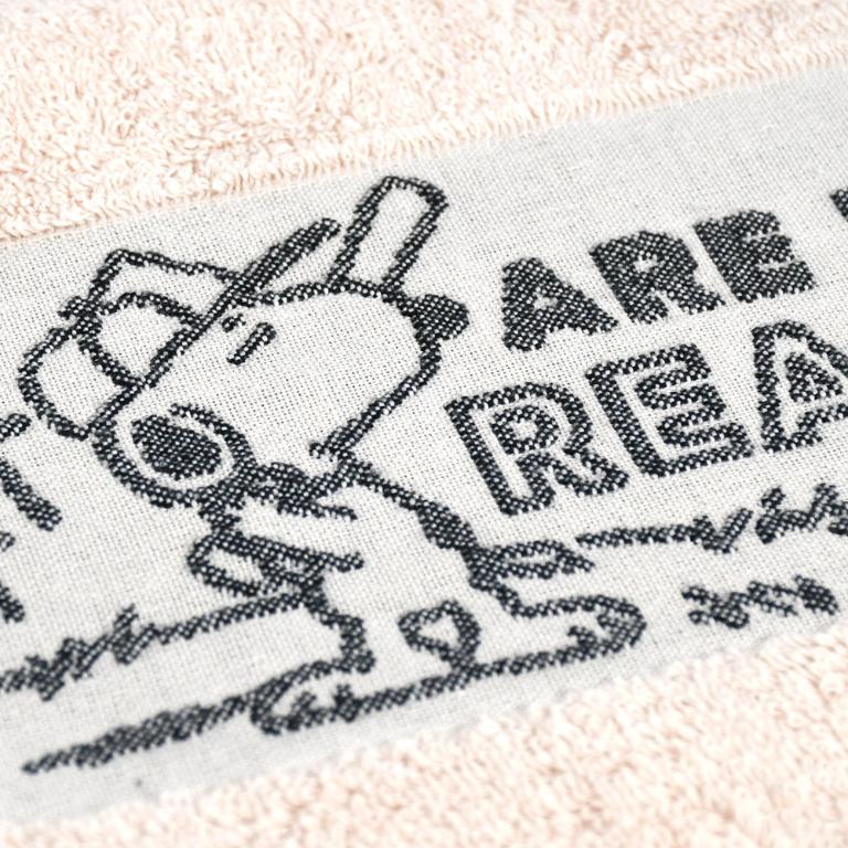 SNOOPY史努比 素色緞檔緹花方巾-藍色